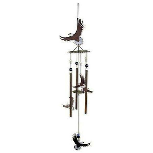 Sunset Vista Designs 28 in. Wilderness Wonders Eagle Chime SV80319